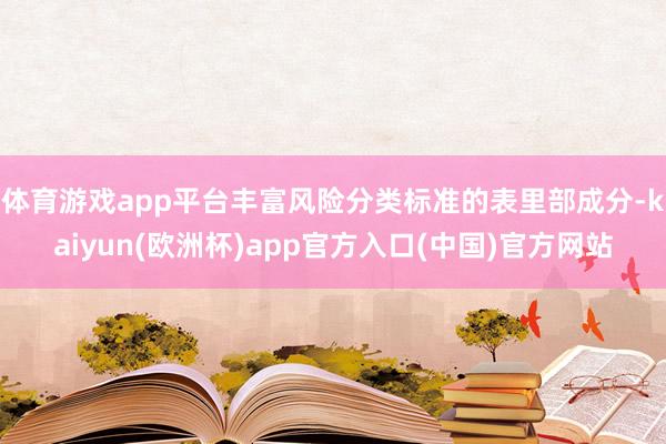 体育游戏app平台丰富风险分类标准的表里部成分-kaiyun
