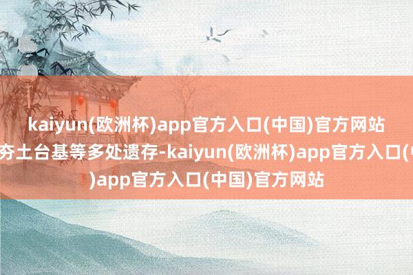 kaiyun(欧洲杯)app官方入口(中国)官方网站现有秦汉