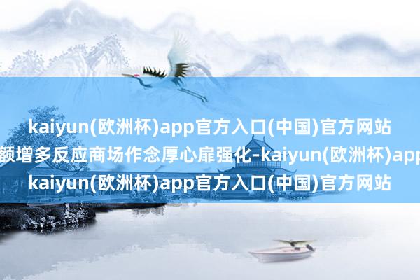 kaiyun(欧洲杯)app官方入口(中国)官方网站小学问融资融券：融资余额增多反应商场作念厚心扉强化-kaiyun(欧洲杯)app官方入口(中国)官方网站