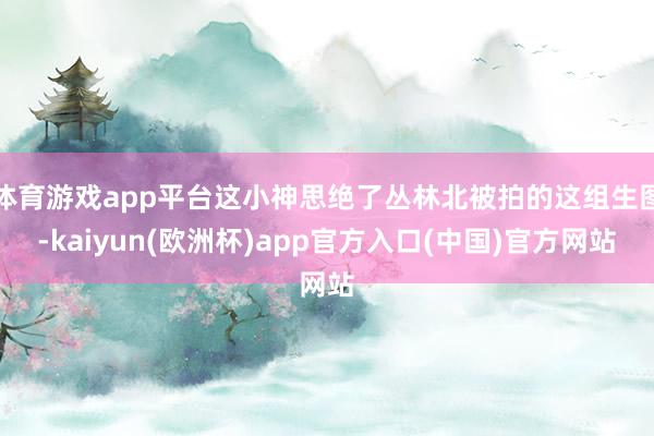 体育游戏app平台这小神思绝了丛林北被拍的这组生图-kaiy